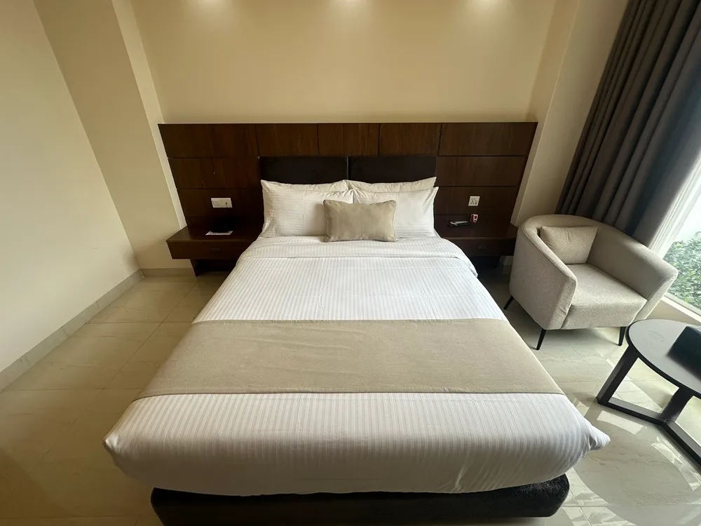 Deluxe king room at The Royal Palace Uttara