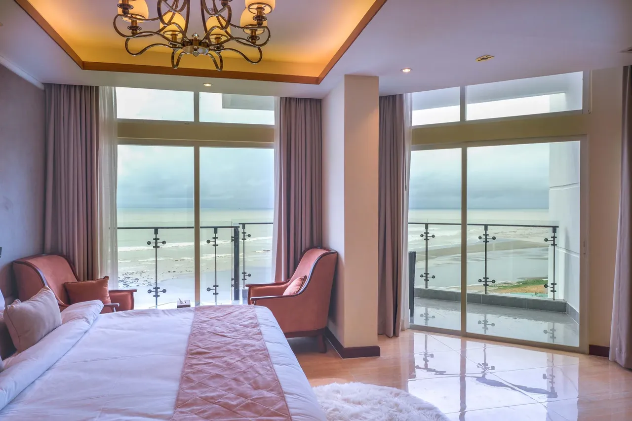 Executive Suite with sea-view windows at BAYWATCH Cox's Bazar