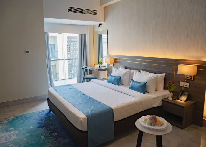 King guest room at Green Nature Resort & Suites