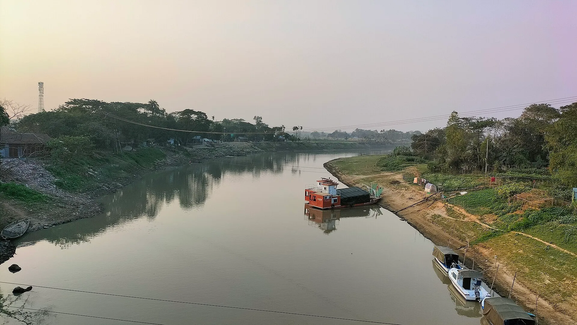 Dholai River at Thakurakona, Netrokona 1