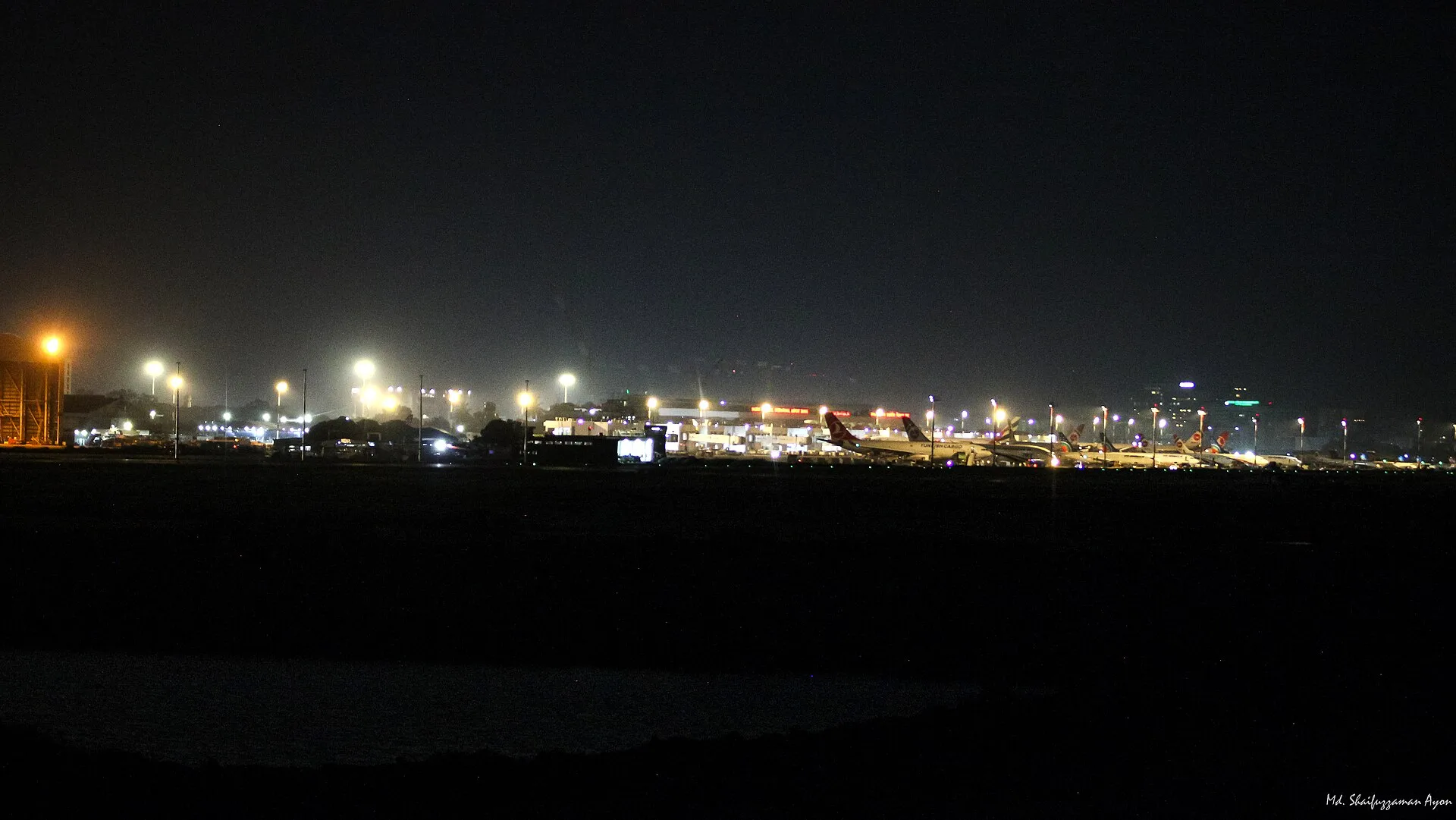 Hazrat Shahjalal International Airport is the largest international airport in Bangladesh. It is located in Kurmitola, 17 kilometres from th