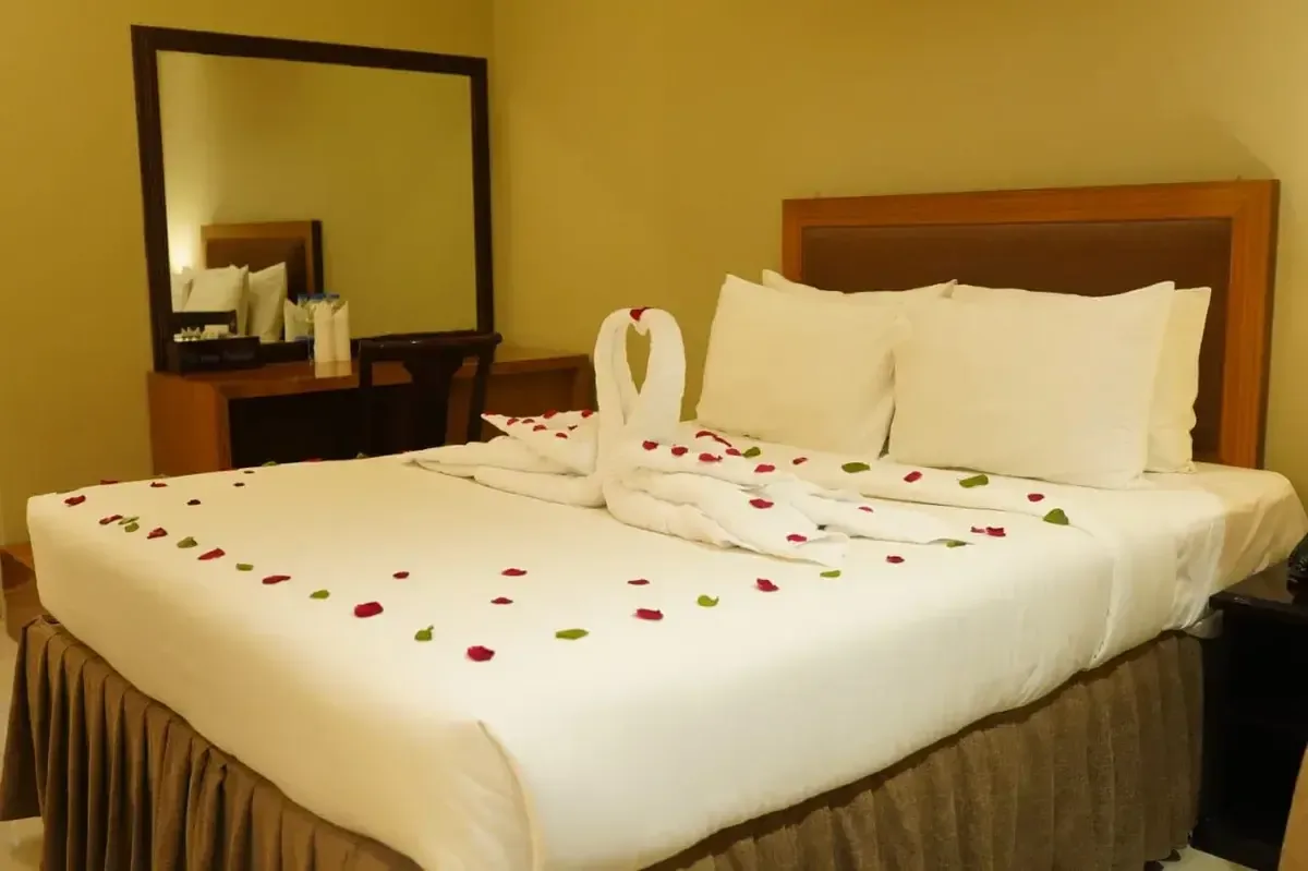 Deluxe double room at Hotel Fountain