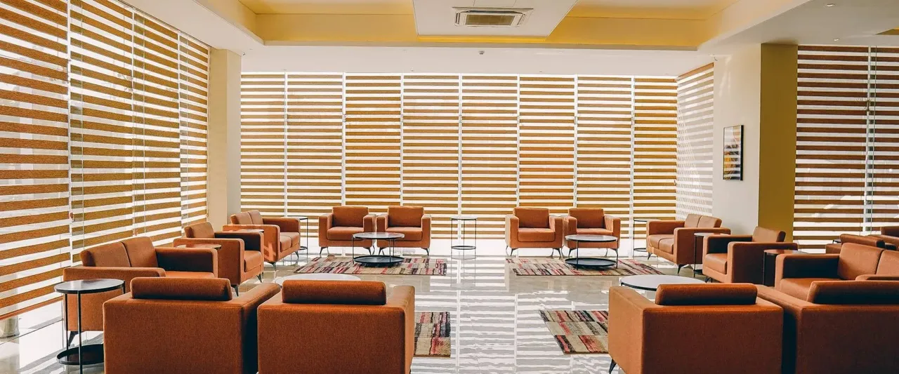 Lounge seating area at Ocean Palace Cox's Bazar