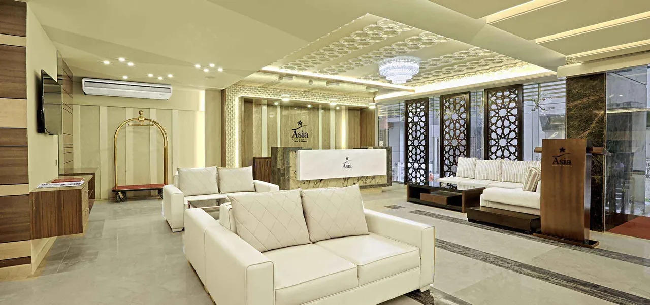 Lobby lounge at Asia Hotel & Resorts